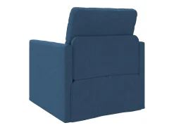 Sofá-Cama 60cm Azul tecido