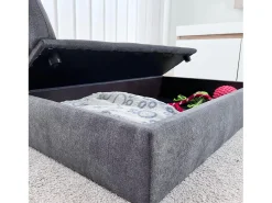 Sofá-cama com baú DUQUE, 71x42x24cm