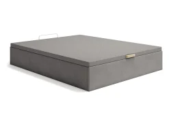 Sommier baú 140 x 190 cm - Tecido cinza - CENOVAS da YSMÉE