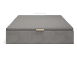 Sommier baú 140 x 190 cm - Tecido cinza - CENOVAS da YSMÉE