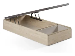 Sommier com arrumação e gaveta 90x200 cm natural claro - HESTIA de YSMÉE