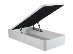 Sommier com arrumação 90x200 cm branco fosco - HESTIA de YSMÉE