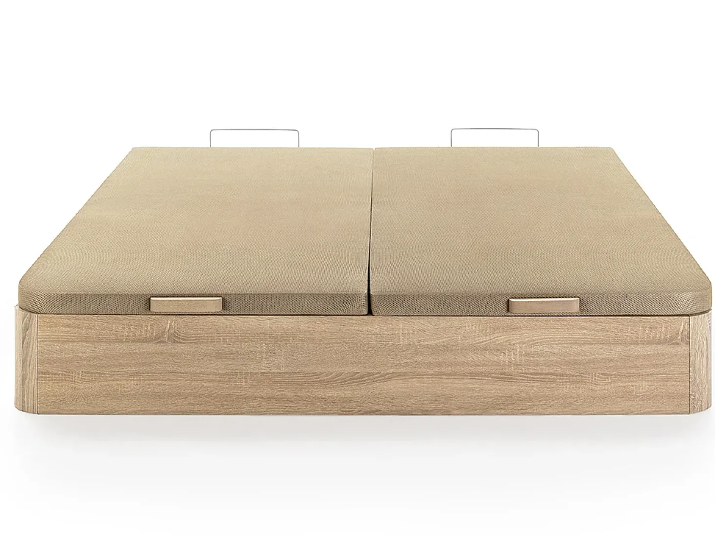 Sommier com espaço de arrumação HESTIA YSMÉE - Natural claro - 180 x 200 cm