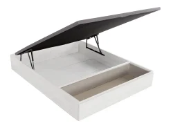 Sommier com espaço de arrumação e gaveta 140x190 cm branco - HESTIA de YSMÉE