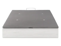 Sommier com espaço de arrumação e gaveta 140x190 cm branco - HESTIA de YSMÉE