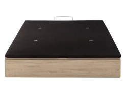 Sommier com espaço de arrumação e gaveta 160x200 cm natural claro - HESTIA de YSMÉE