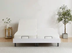 Sommier de relaxamento com ripas e placas OKIN - branco - 2 x 80 x 200