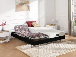Sommier de relaxamento 2x78 estacas pretas - 2x90x200 cm