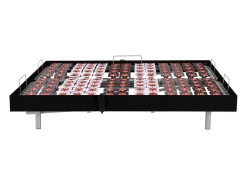 Sommier de relaxamento 2x78 estacas pretas - 2x90x200 cm