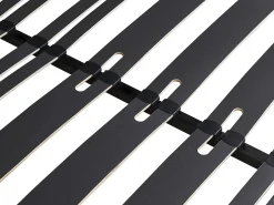 Sommier estrado ripas de 160x200 cm, 15 ripas 3 zonas com pés preto - CERRISI