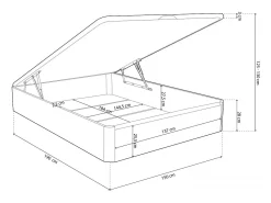 Sommier rebatível de luxo 3D