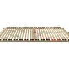 Sommier ZITTARO – 28 ripas – 90x190 cm – Acabamento em carvalho e preto – Conforto duradouro e formato prático