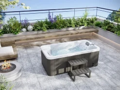 SPA 2 lugares branco pérola - 18 jatos - L210 x P110 x A74 cm - Sistema BALBOA - TAHITI III