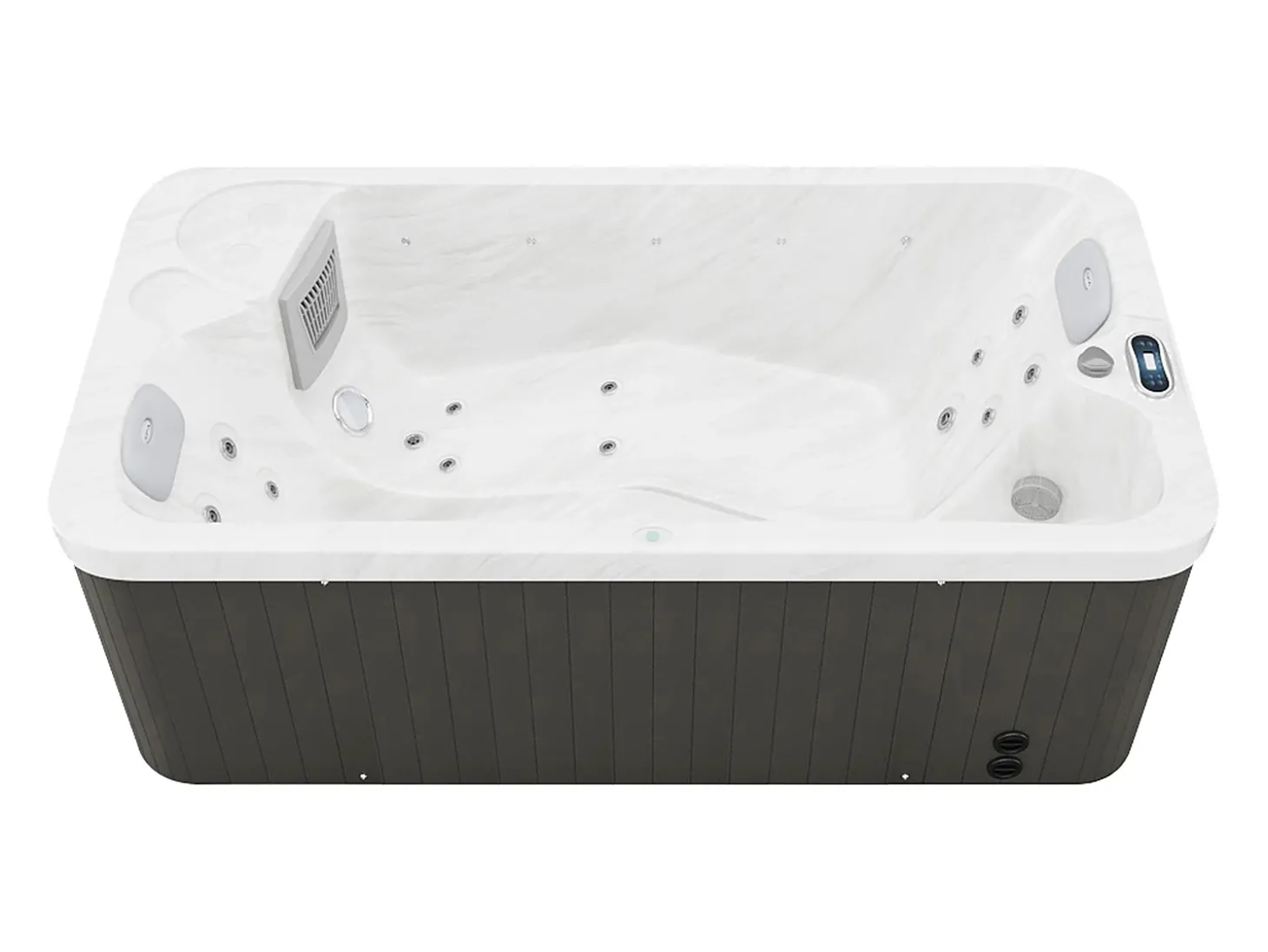 SPA 2 lugares branco pérola - 18 jatos - L210 x P110 x A74 cm - Sistema BALBOA - TAHITI III