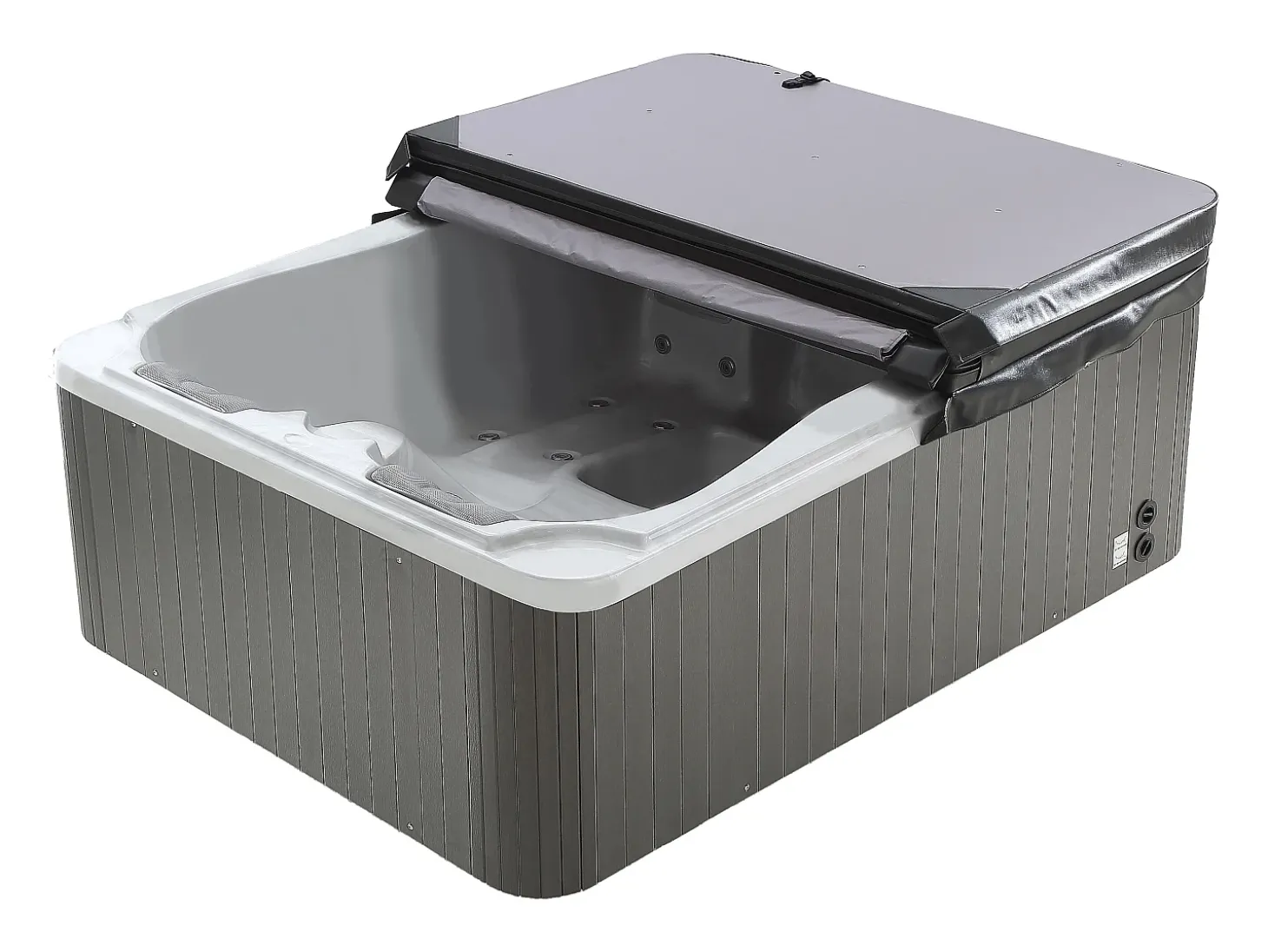 Spa 3 lugares branco pérola cobertura, 35 jatos, C210xL158xA73 cm, motor BALBOA, MAUPITI