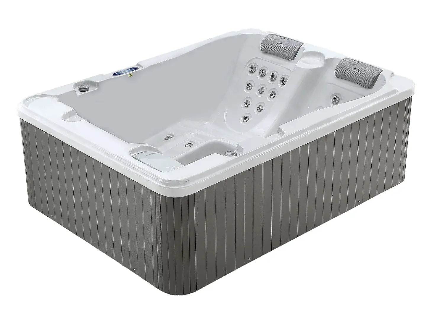 Spa 3 lugares branco pérola cobertura, 35 jatos, C210xL158xA73 cm, motor BALBOA, MAUPITI