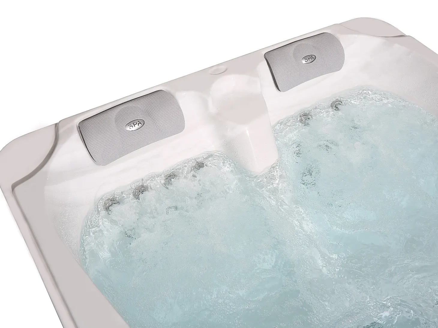 Spa 3 lugares branco pérola cobertura, 35 jatos, C210xL158xA73 cm, motor BALBOA, MAUPITI