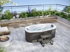 Spa de 2 lugares, branco, 16 jatos C210 x L110 x A78 cm, sistema Balboa - SAMOA III