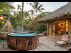 Spa Insuflável Bali Coco Spa | 180 cm de Diâmetro | 1100 Litros | Motor de 2240 W | Até 6 Pessoas