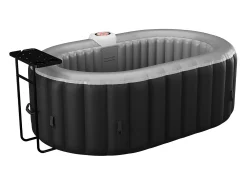 SPA insuflável oval B-LUCKY 2 pessoas - Preto - C190xL120xA65 cm