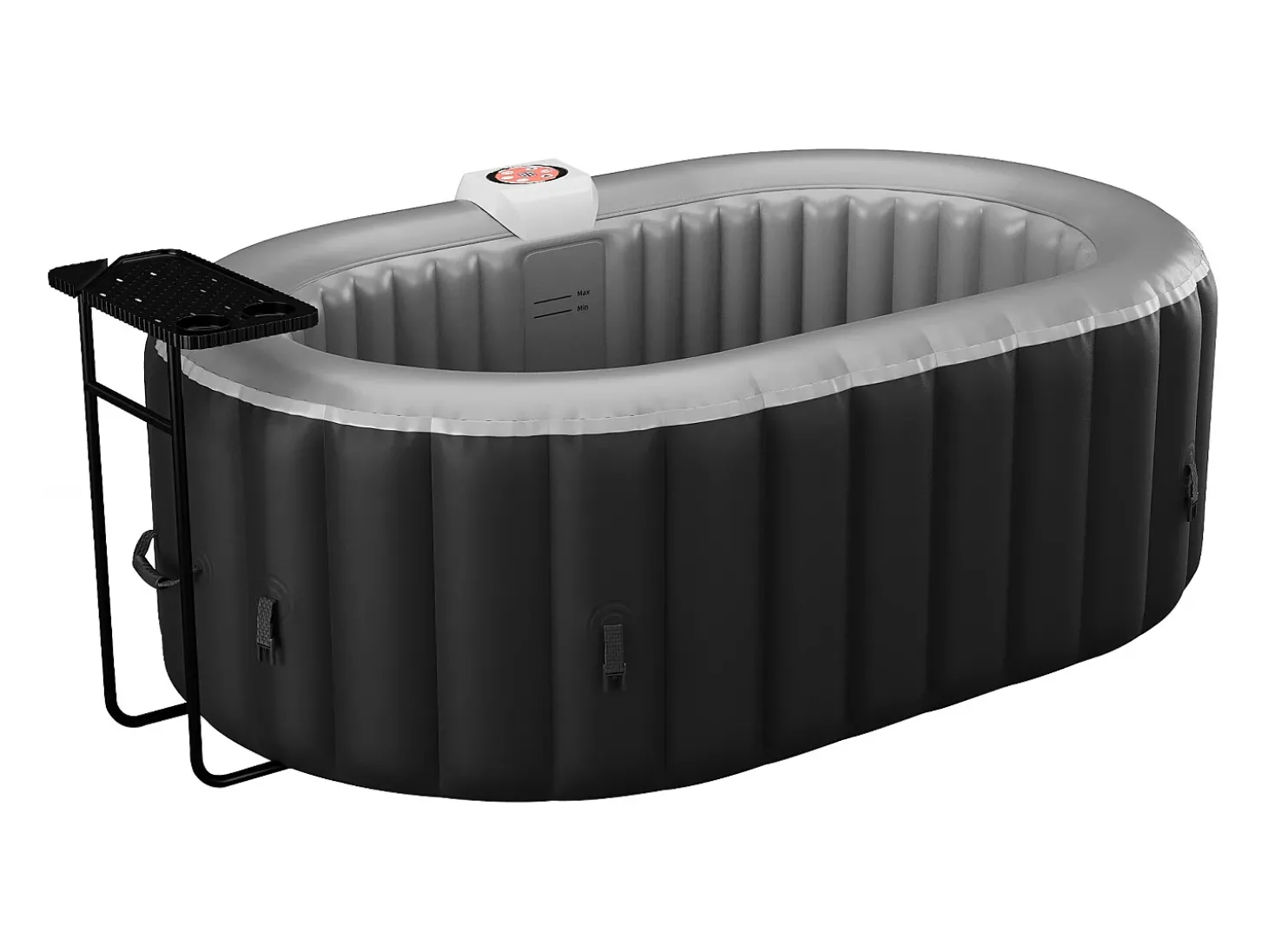SPA insuflável oval B-LUCKY 2 pessoas - Preto - C190xL120xA65 cm