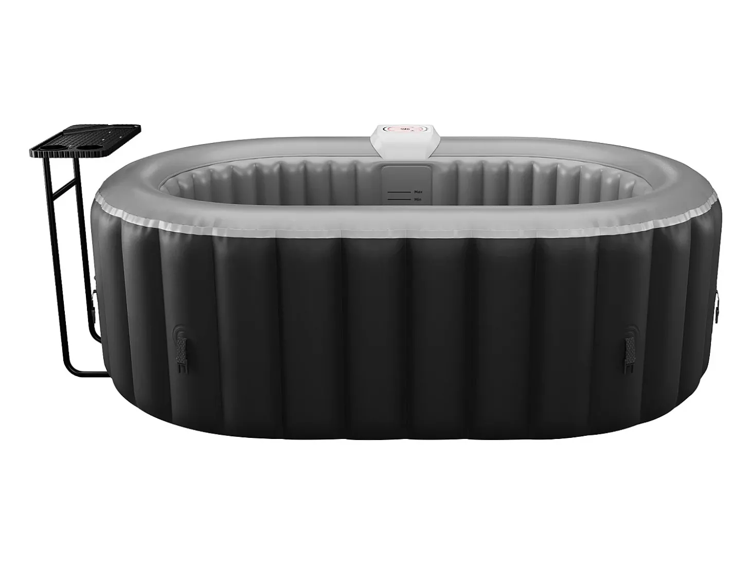 SPA insuflável oval B-LUCKY 2 pessoas - Preto - C190xL120xA65 cm