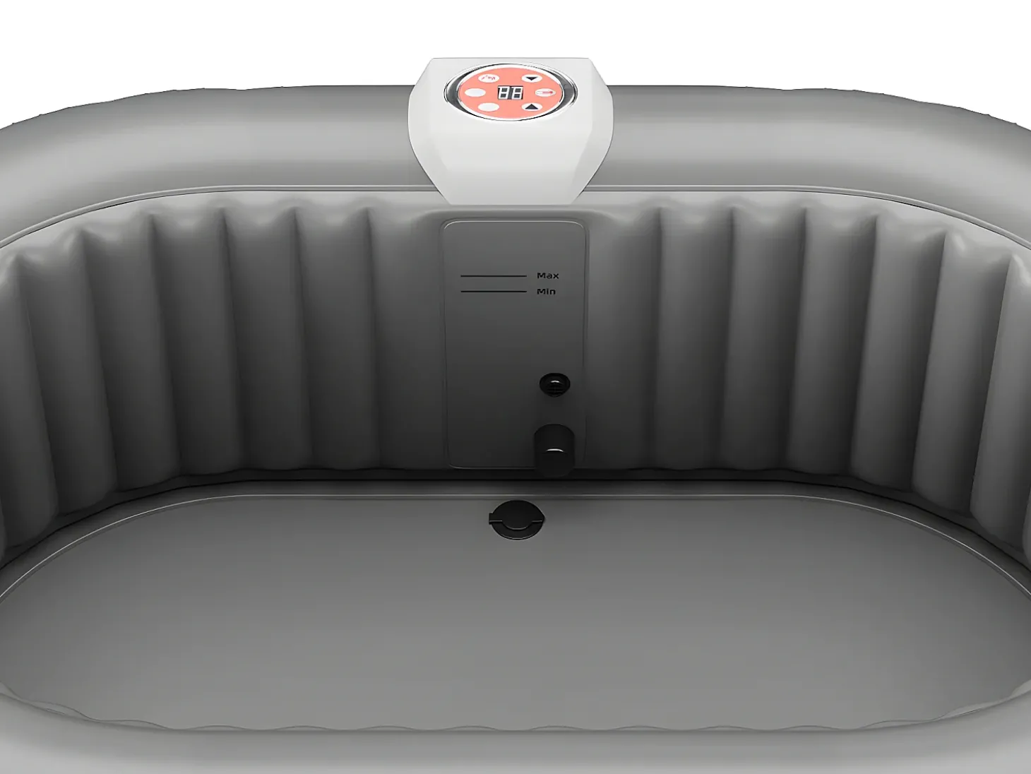 SPA insuflável oval B-LUCKY 2 pessoas - Preto - C190xL120xA65 cm