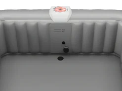 Spa insuflável quadrado 6 pax B-COSY - C185 x L185 x A65 cm - 140 saídas de ar - Preto,cinza