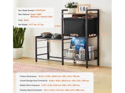 Suporte Ajustável para Tigelas Elevadas para Cães SucceBuy, com Arrumação e Tigelas Elevadas