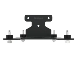 Suporte de parede MeacoDry Arete para desumidificadores de 10 e 12 L: instalação segura, design compacto, montagem fácil e alta estabilidade.