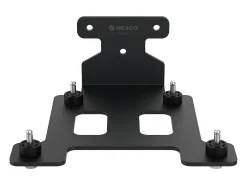 Suporte de parede MeacoDry Arete para desumidificadores de 10 e 12 L: instalação segura, design compacto, montagem fácil e alta estabilidade.