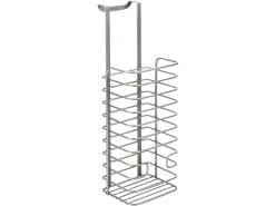 Suporte Distribuidor de Sacos GALILEO Metaltex Prateado 36x12x12 cm