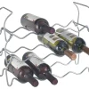 Suporte empilhável para 12 garrafas modulável em metaltext cinza Polytherm®