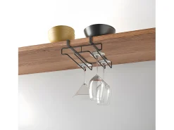 Suporte para Copos Duplo LAVA Metaltex Touch-Therm® Preto