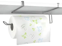 Suporte para rolo de cozinha EASY ROLL Metaltex 35x18x10 cm - Acabamento Polytherm® - Prateado
