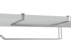 Suporte para rolo de cozinha EASY ROLL Metaltex 35x18x10 cm - Acabamento Polytherm® - Prateado