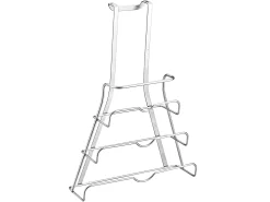 Suporte para tampas Série GALILEO Metaltex - Acabamento Polytherm® Prateado - Fabricado em Itália
