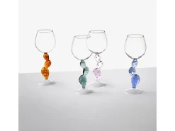 Taça de vidro borossilicato, Cacto, turquesa 350 ml, Desert Plants