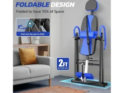 Tabela de musculação dobrável, treinador de gravidade, carga máxima. 136 kg, para o tamanho do usuário de 150 a 195cm