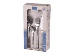 Talheres 24 peças Amefa Hôtel - Inox - Lâmina micro serrilhada - Coleção Hôtel