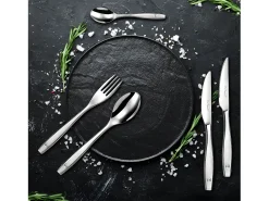 Talheres 24 peças Figura em Aço Inoxidável Brilhante - Design Moderno e Elegante