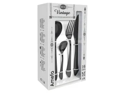 Talheres 16 peças Instinct Noir Mat Amefa - Talheres em Aço Inoxidável