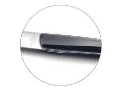 Talheres 24 peças Lou Laguiole Montana Noir - Cabo de cristal preto, lâmina de aço inoxidável microdentada