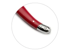 Talheres Laguiole Tradition 48 peças Vermelho Maleta - Lâmina microdentada em aço temperado