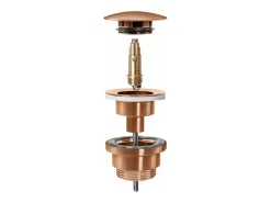 Tampa De Lavatório Click-Klak Rea Brush Copper