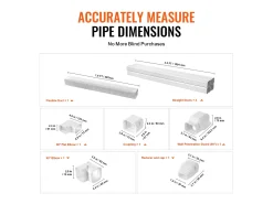 Tampa de Linha SucceBuy 7.62cm de Largura 483 cm para Mini-Split/Ar-Condicionado, PVC Decorativo para Ar-Condicionado. 4 Canais Retos e Componentes, Branco