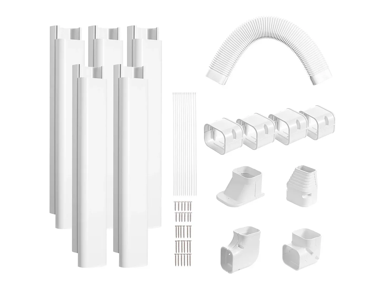 Tampa de Tubulação SucceBuy, 310 x 7,6 cm para Mini-Split/Ar Condicionado, de PVC