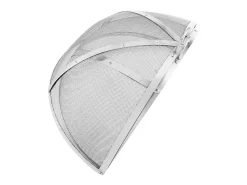 Tampa SucceBuy de Proteção Contra Faíscas para Lareira Redonda de Lenha de 102cm em Aço Inoxidável, Tampa Redonda para Anel de Fogo Externo
