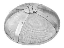Tampa SucceBuy de Proteção de 69cm para Lareira de Lenha, Tampa em Aço Inoxidável, Tampa para Lareira Externa com Tela Superior de Abertura Fácil