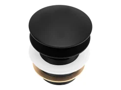Tampão De Banheira Universal Rea Black